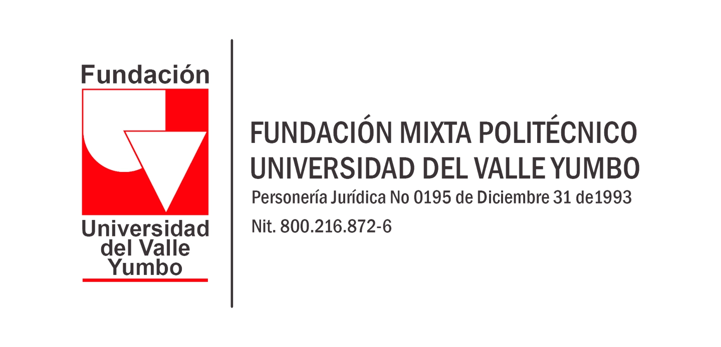 Logo de La Fundación Mixta Politécnico Universidad del Valle Yumbo - Logo Fundación Univalle Yumbo